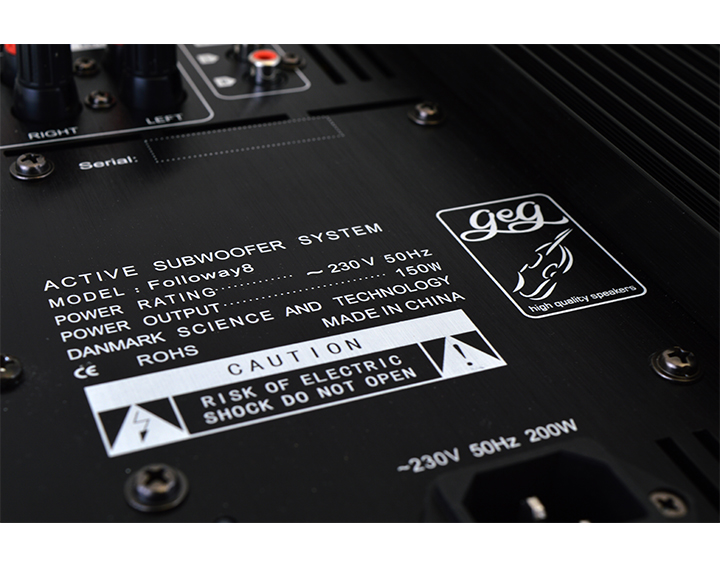 VIVALDI LUXSUB ATTIVO 300W BLACK